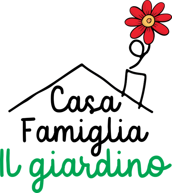 logo della casa famiglia il giardino